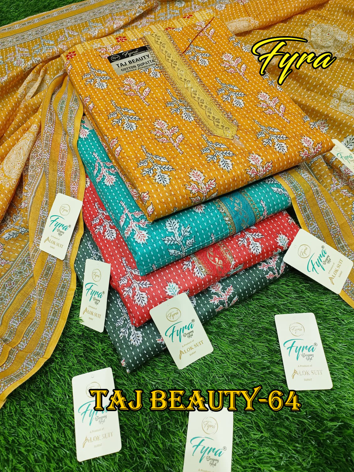 Taj Beauty Fyra Soft Cotton Salwar Suits
