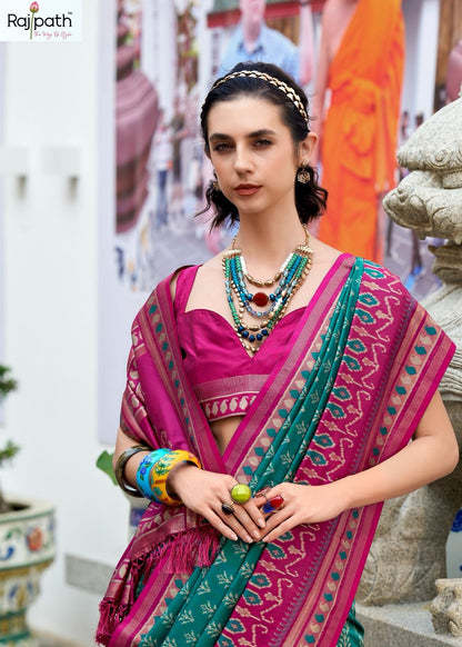 Taj Mahal Vol 2 Rajpath Soft Silk Sarees Exporter Gujarat