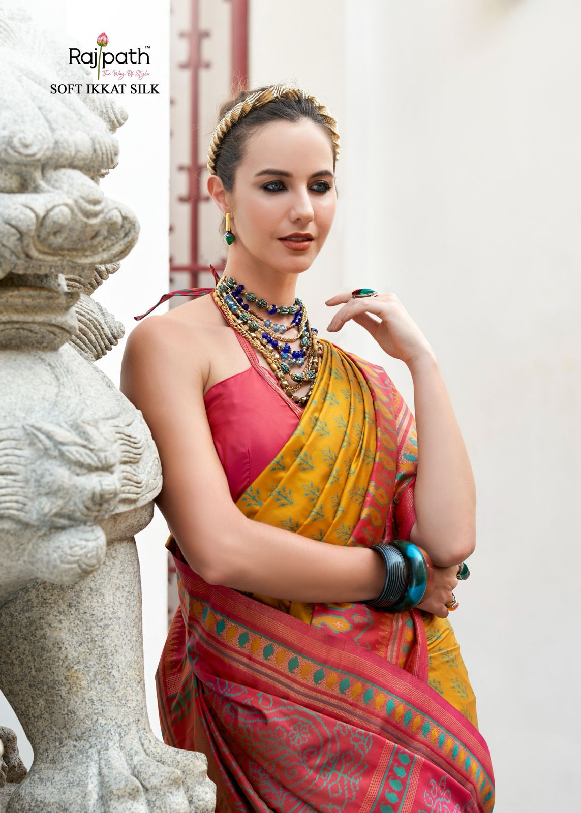 Taj Mahal Vol 2 Rajpath Soft Silk Sarees Exporter Gujarat