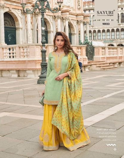 Taj Sayuri Readymade Suits Wholesaler Gujarat