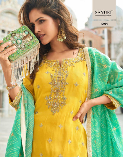 Taj Sayuri Readymade Suits Wholesaler Gujarat