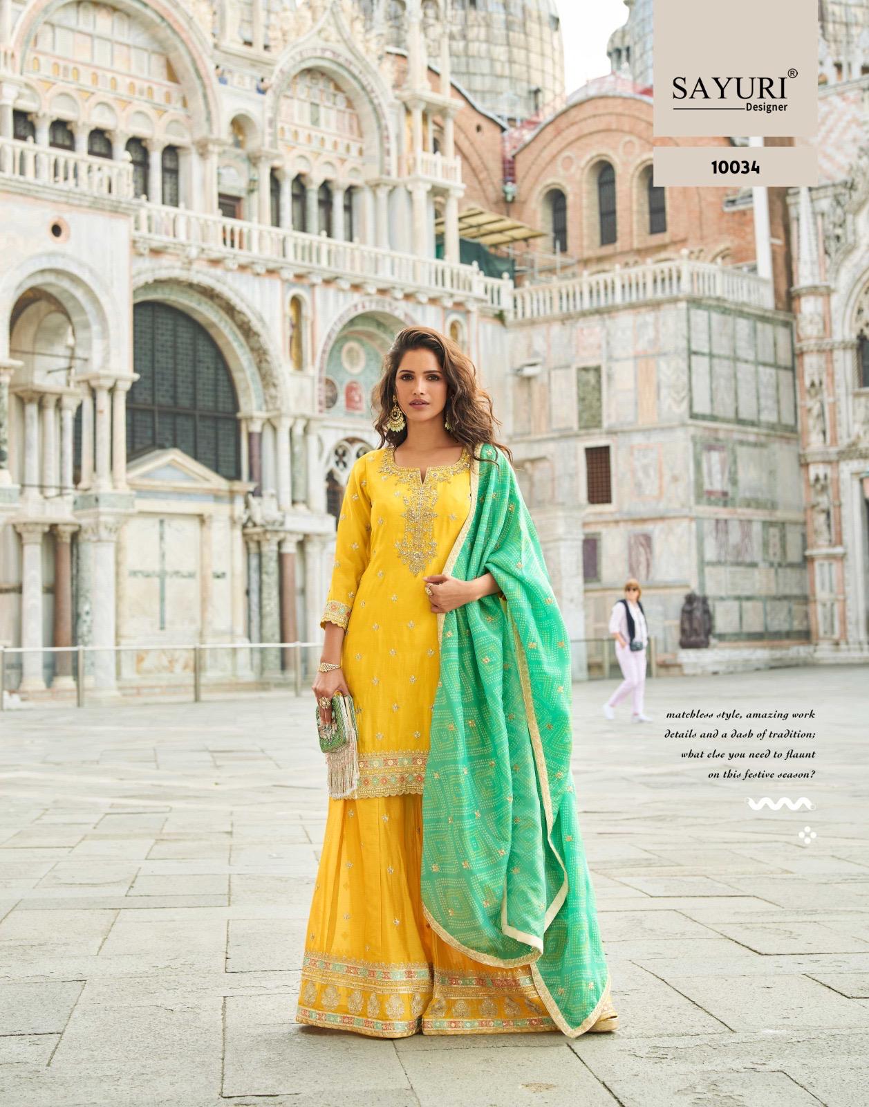 Taj Sayuri Readymade Suits Wholesaler Gujarat