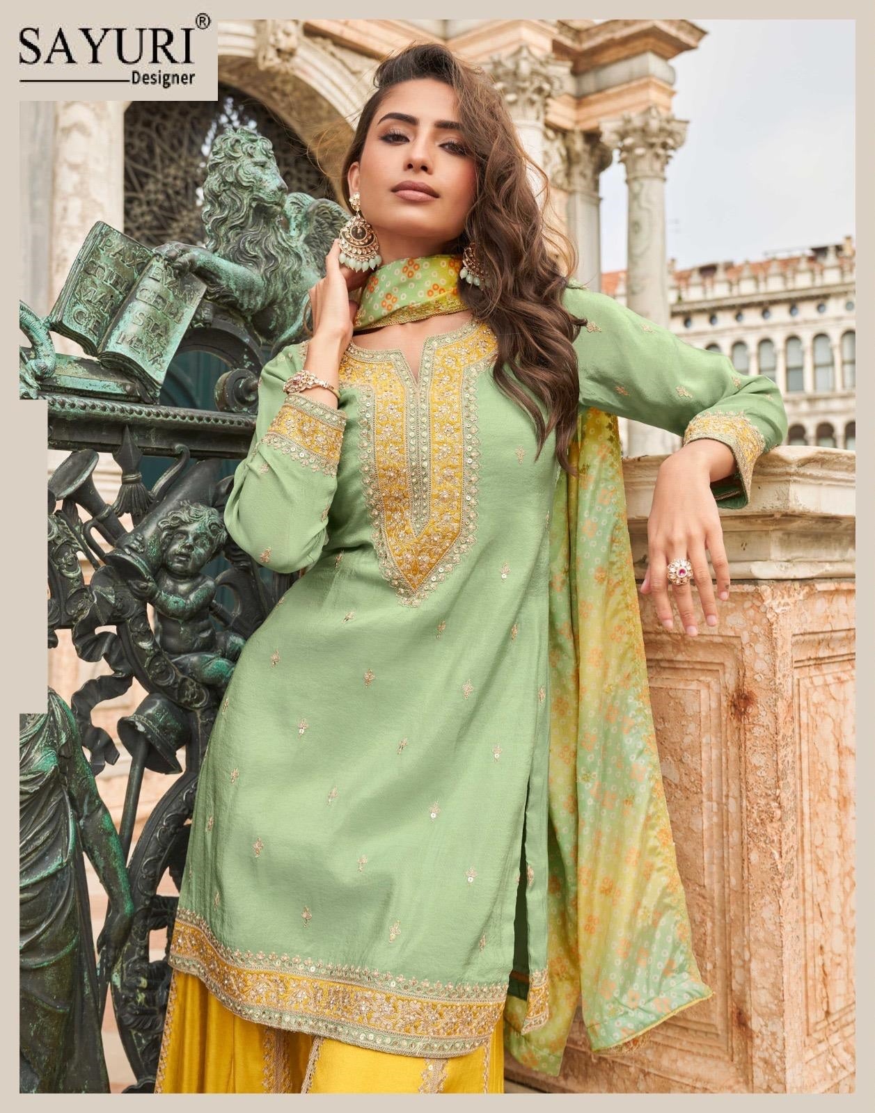 Taj Sayuri Readymade Suits Wholesaler Gujarat