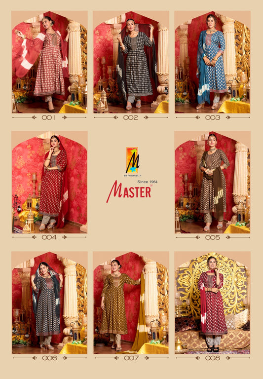 Takatak Master Rayon Readymade Anarkali Suits Supplier Ahmedabad