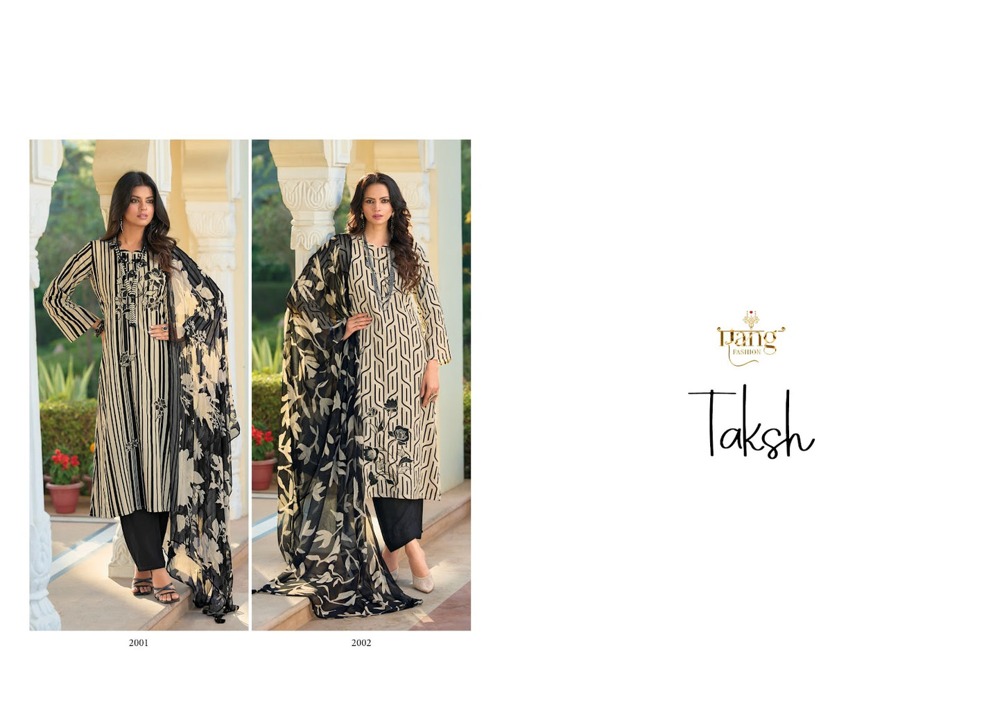 Taksh Rang Fashion Swiss Lawn Pant Style Suits Exporter Gujarat