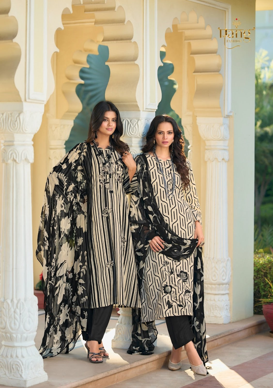 Taksh Rang Fashion Swiss Lawn Pant Style Suits Exporter Gujarat