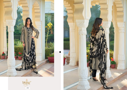 Taksh Rang Fashion Swiss Lawn Pant Style Suits Exporter Gujarat