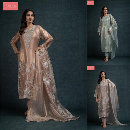 Takshi 128 Naariti Tissue Silk Pant Style Suits Manufacturer Ahmedabad