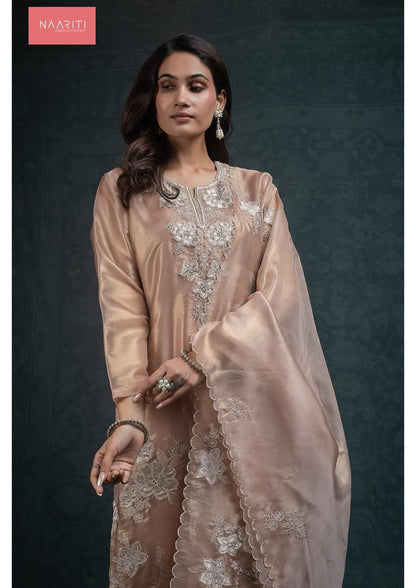 Takshi 128 Naariti Tissue Silk Pant Style Suits Manufacturer Ahmedabad