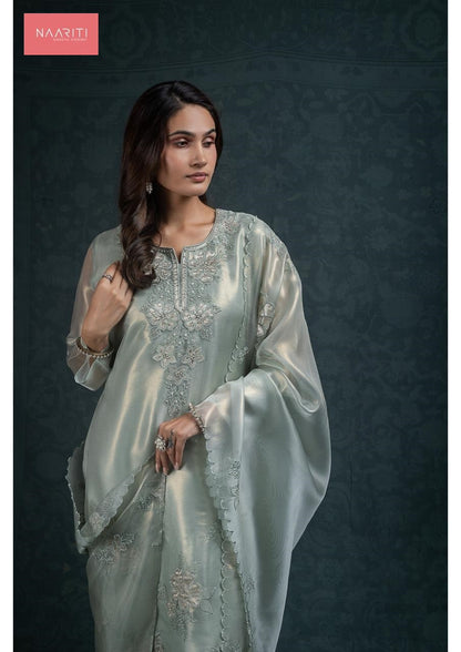 Takshi 128 Naariti Tissue Silk Pant Style Suits Manufacturer Ahmedabad