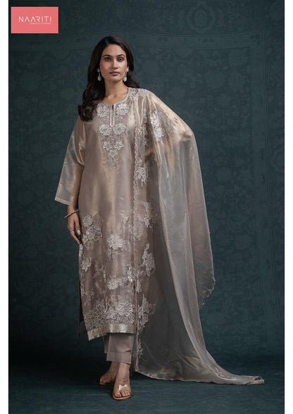 Takshi 128 Naariti Tissue Silk Pant Style Suits Manufacturer Ahmedabad