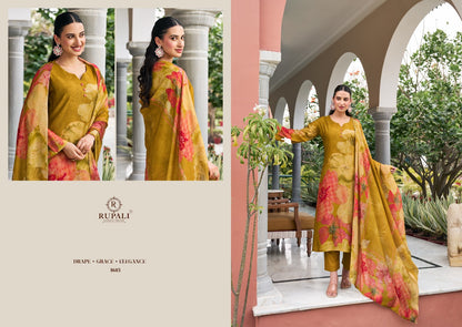 Takshi Rupali Viscose Muslin Pant Style Suits Wholesale Rate