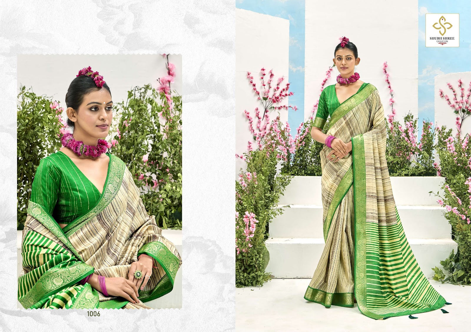 Takshika Shubh Shree Jacquard Sarees Supplier India