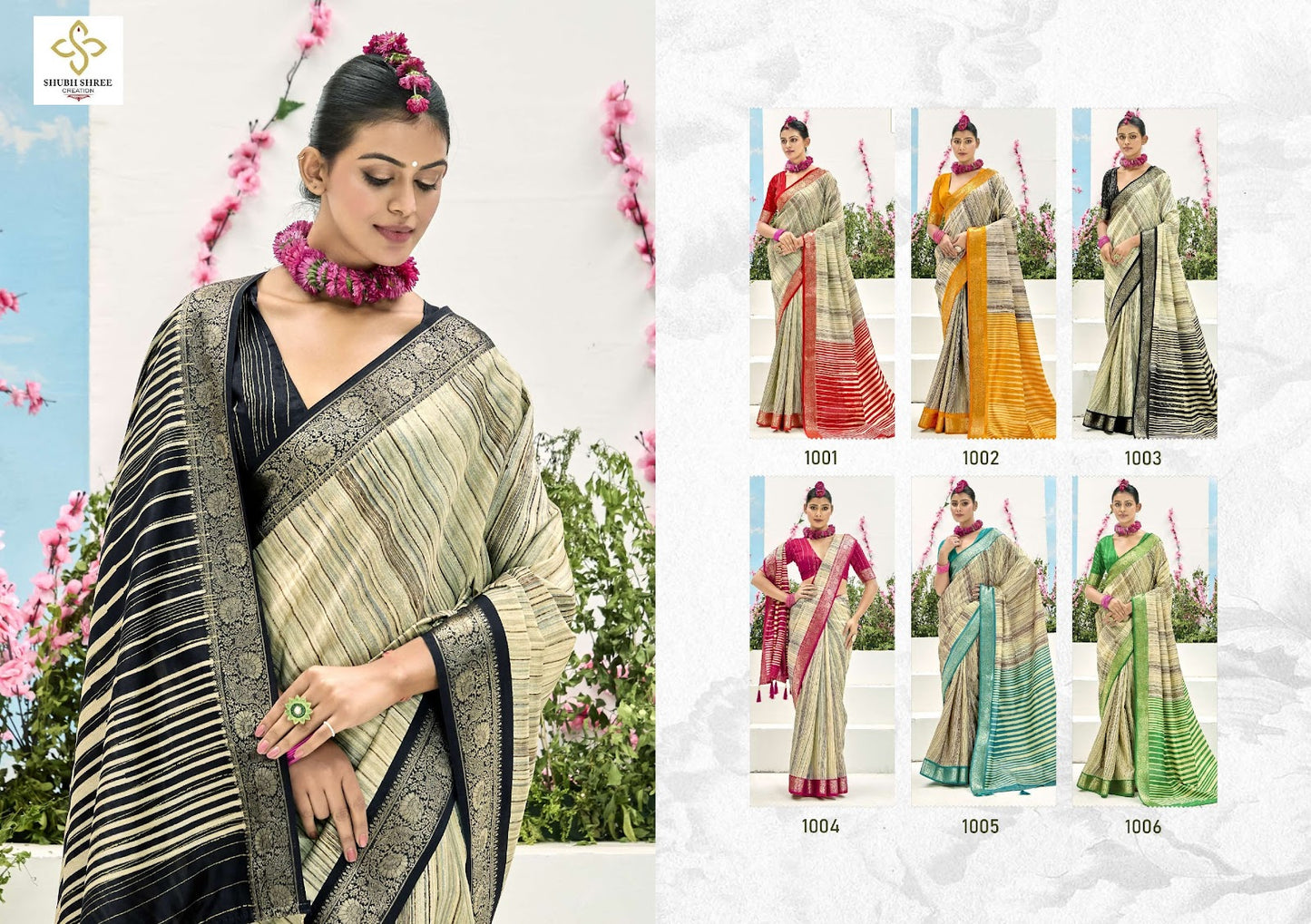 Takshika Shubh Shree Jacquard Sarees Supplier India