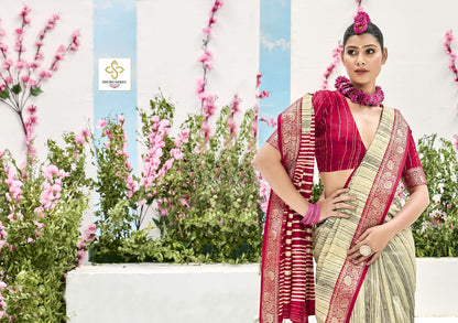 Takshika Shubh Shree Jacquard Sarees Supplier India