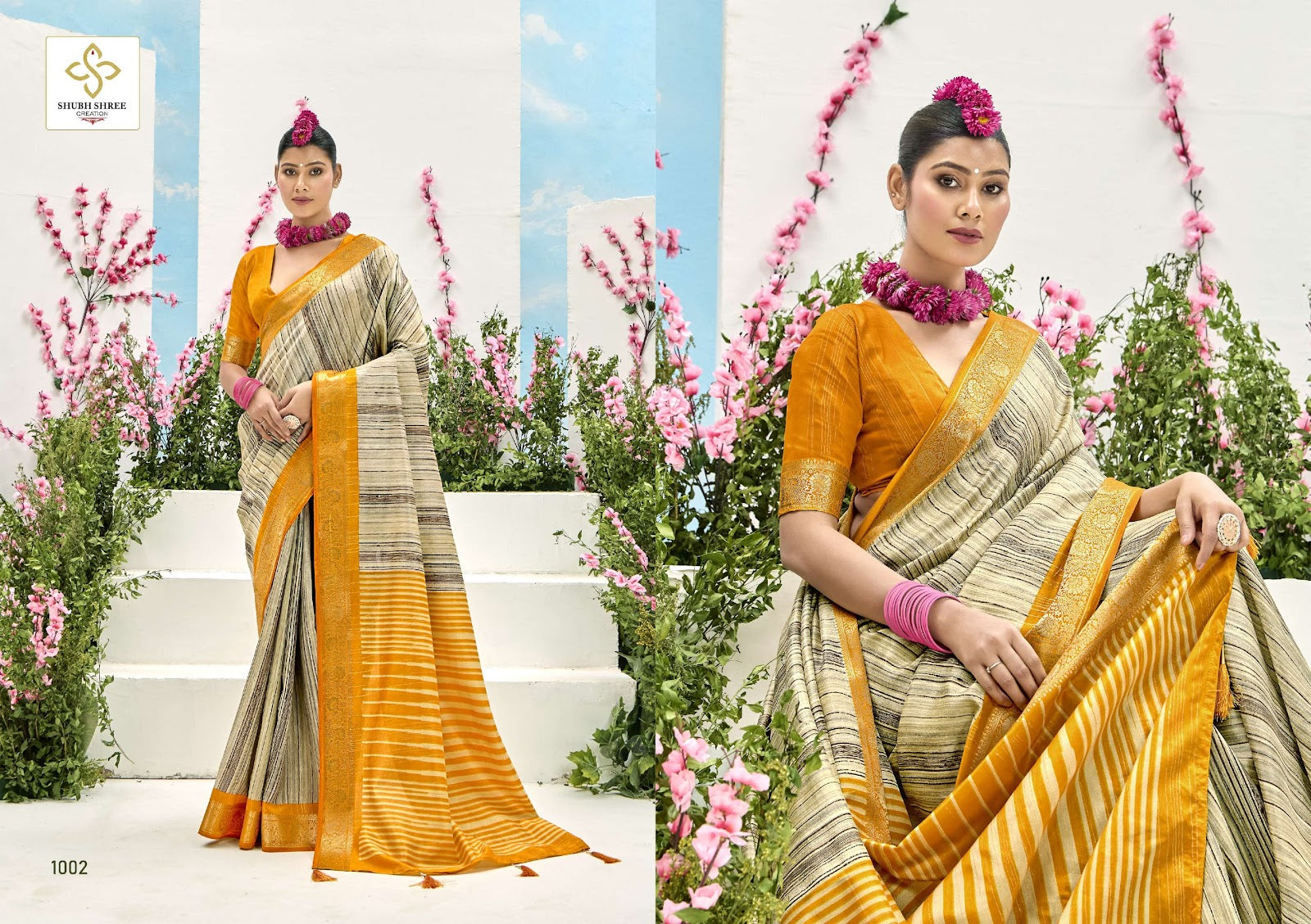 Takshika Shubh Shree Jacquard Sarees Supplier India