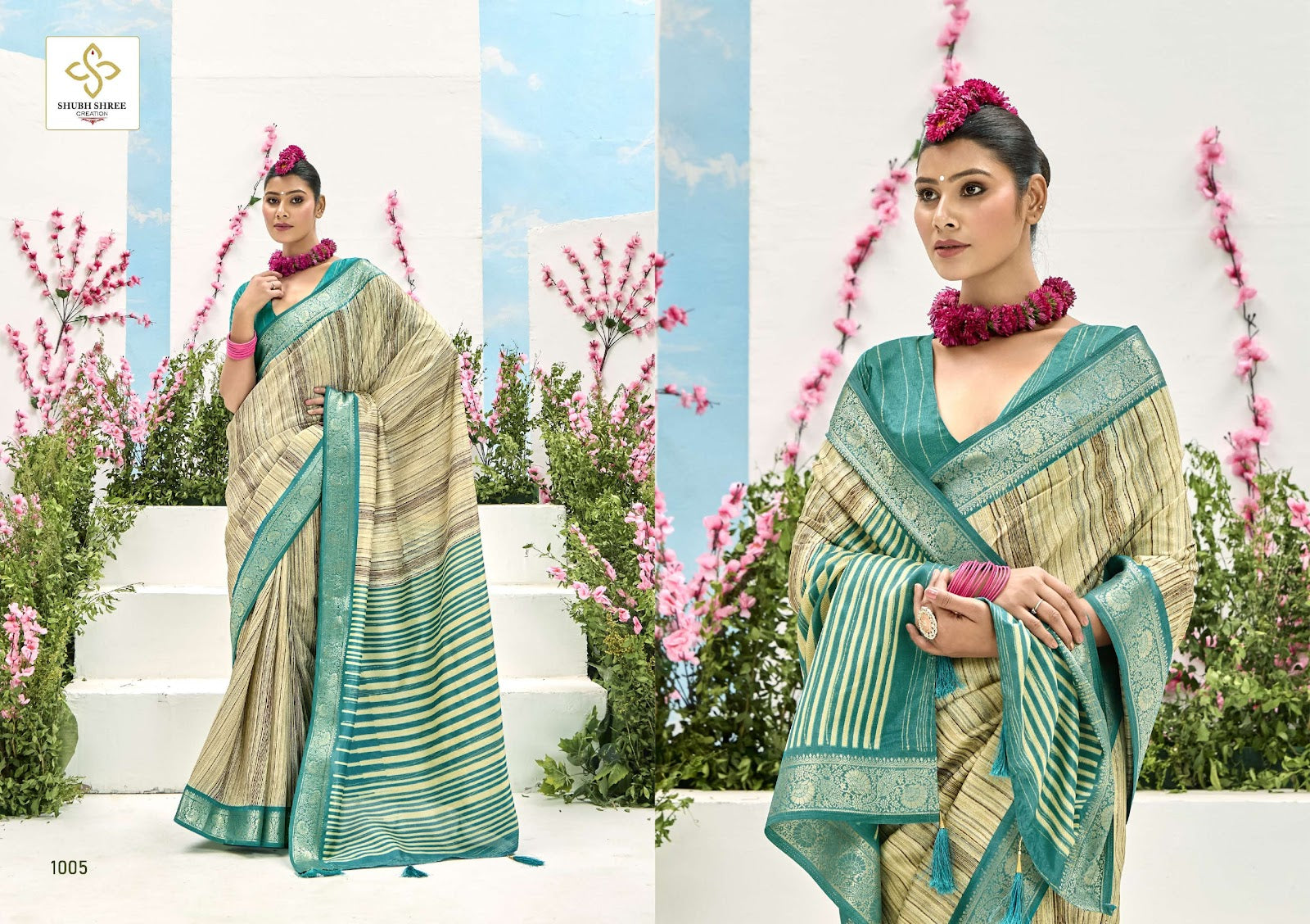 Takshika Shubh Shree Jacquard Sarees Supplier India