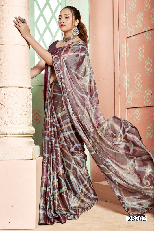 Takshita Vol 3 Vallabhi Prints Brasso Sarees Wholesaler Ahmedabad