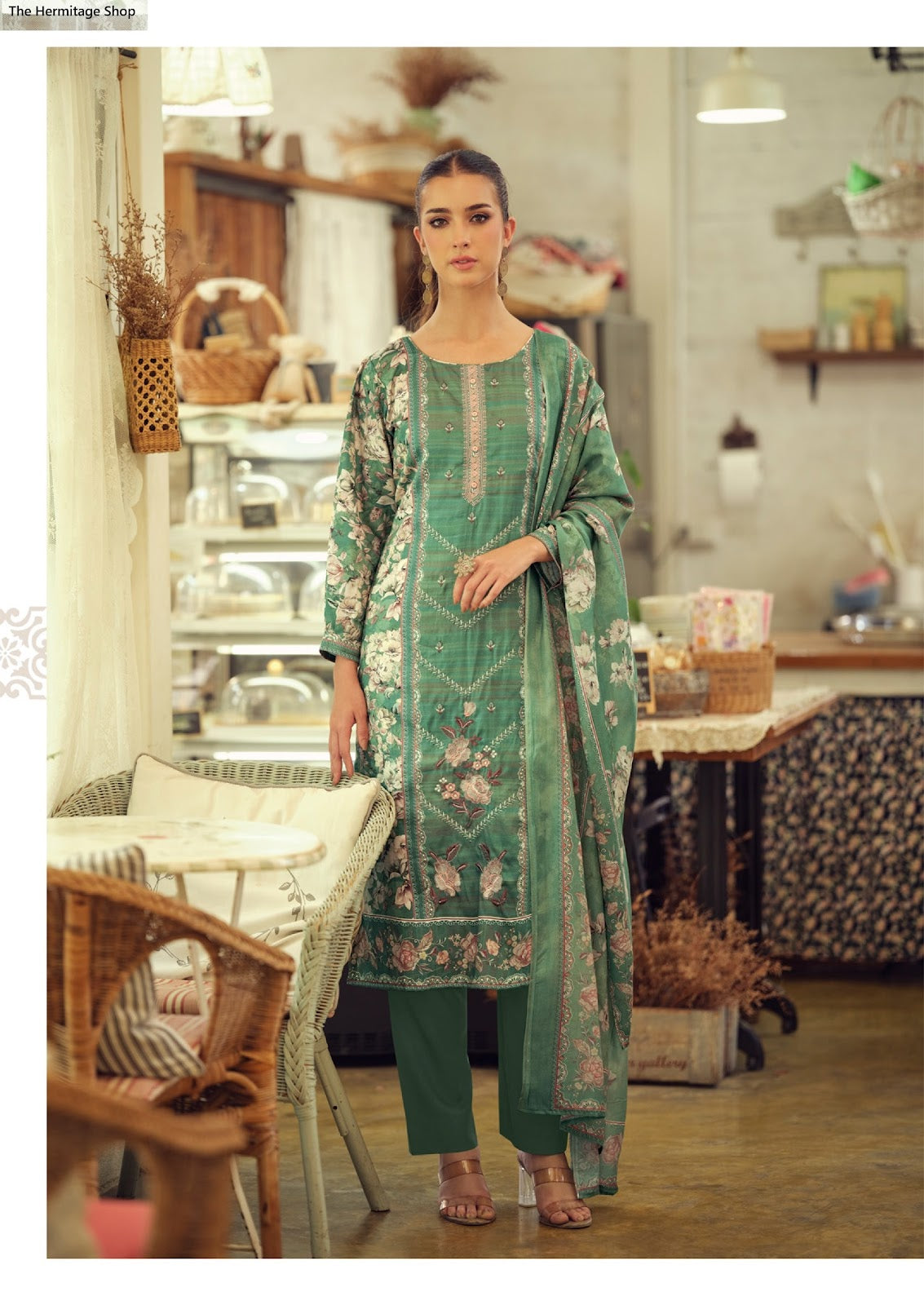 Takth The Hermitage Shop Cotton Satin Karachi Salwar Suits Manufacturer