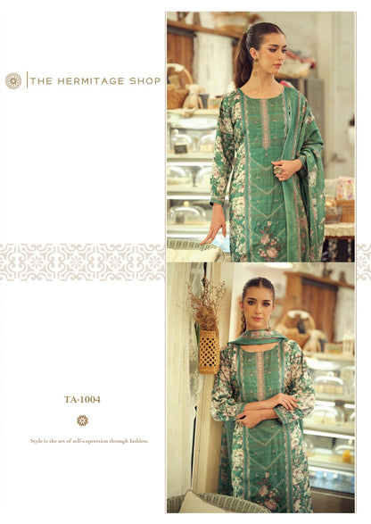 Takth The Hermitage Shop Cotton Satin Karachi Salwar Suits Manufacturer