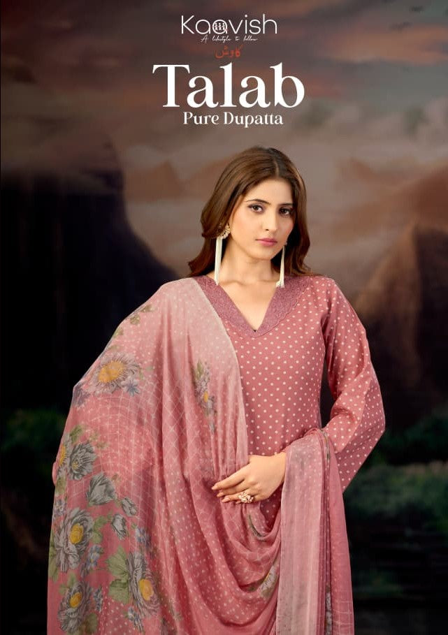 Talab Kaavish Lawn Cotton Pant Style Suits Manufacturer Ahmedabad