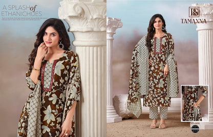 Tamanna Rangi Sangi Cotton Blend Readymade Suits Wholesaler Gujarat