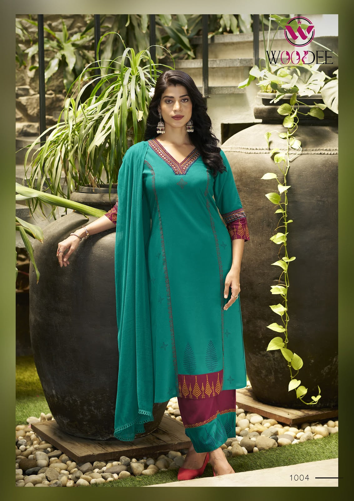 Tamanna Woodee Premium Rayon Readymade Pant Style Suits Wholesale Price