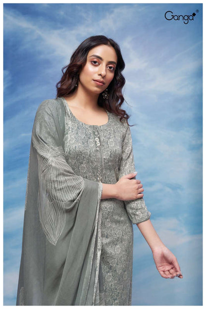 Tamar S2686 Ganga Premium Cotton Plazzo Style Suits Wholesale Price