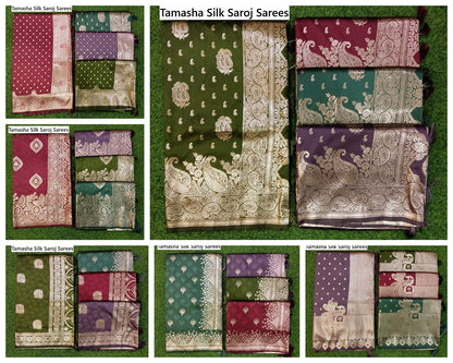 Tamasha Silk Saroj Sarees Wholesale