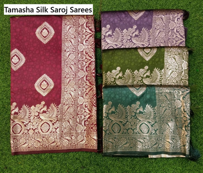 Tamasha Silk Saroj Sarees Wholesale