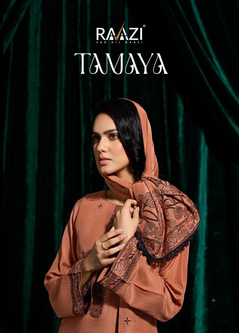 Tamaya Raazi Pure Bemberg Plazzo Style Suits Wholesaler Gujarat