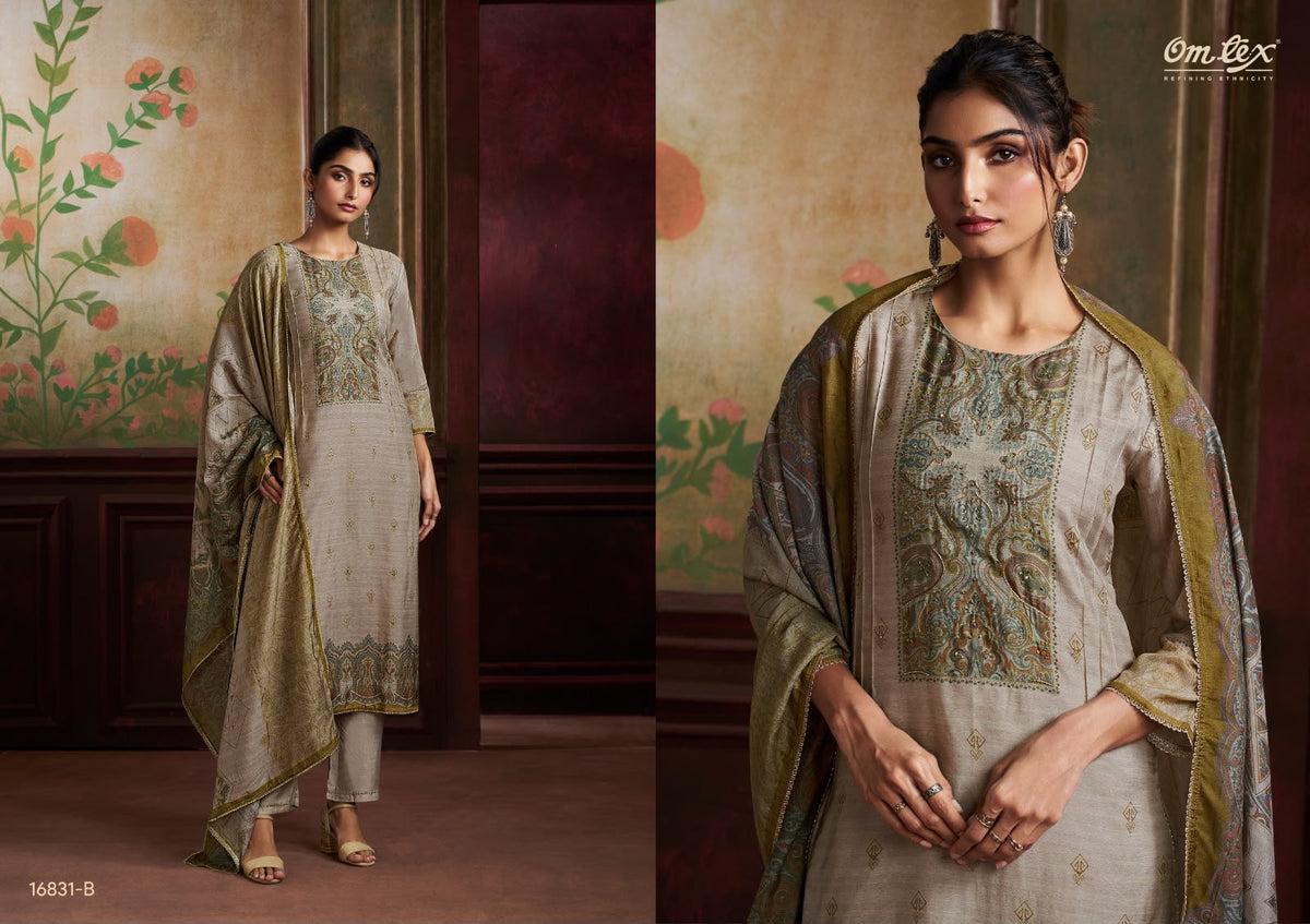 Tamsin Omtex Radiant Silk Pant Style Suits Exporter Gujarat