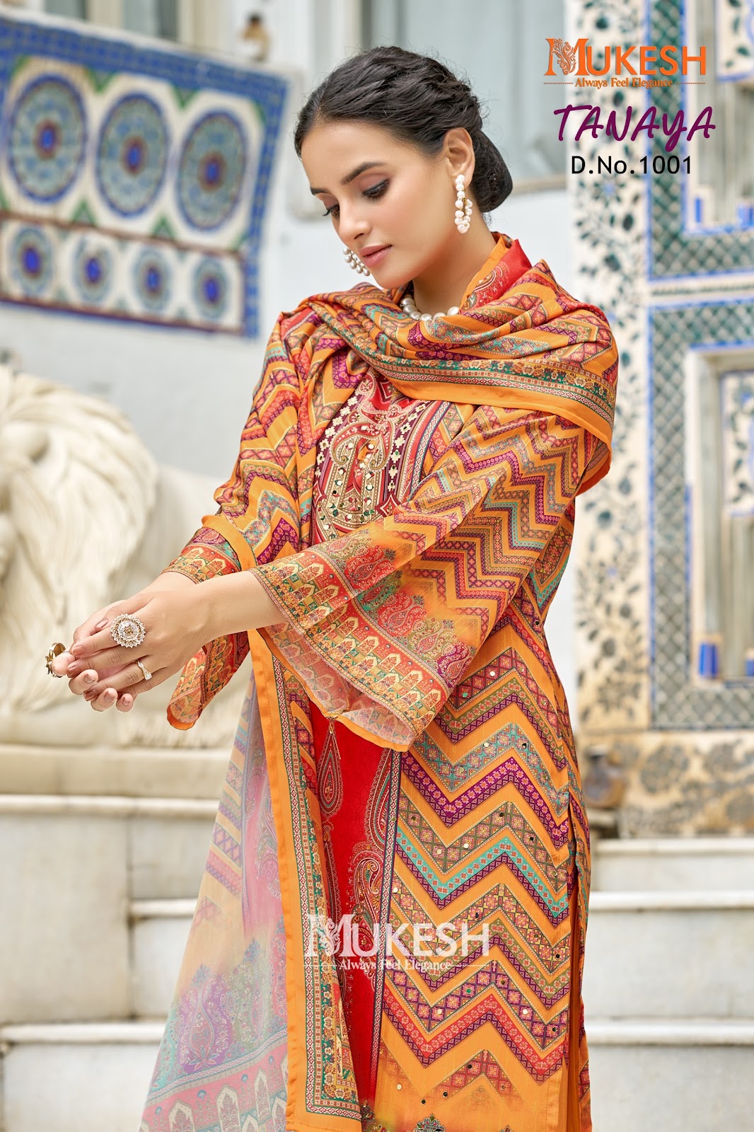 Tanaya Mukesh Banwery Crape Silk Readymade Plazzo Style Suits Exporter