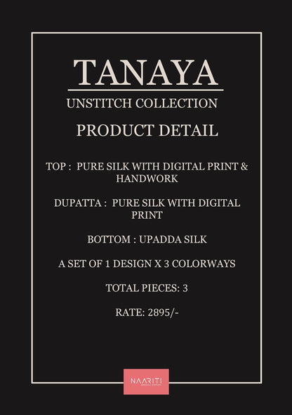 Tanaya Naariti Silk Pant Style Suits Manufacturer Ahmedabad