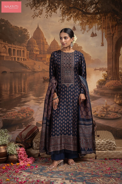 Tanaya Naariti Silk Pant Style Suits Manufacturer Ahmedabad