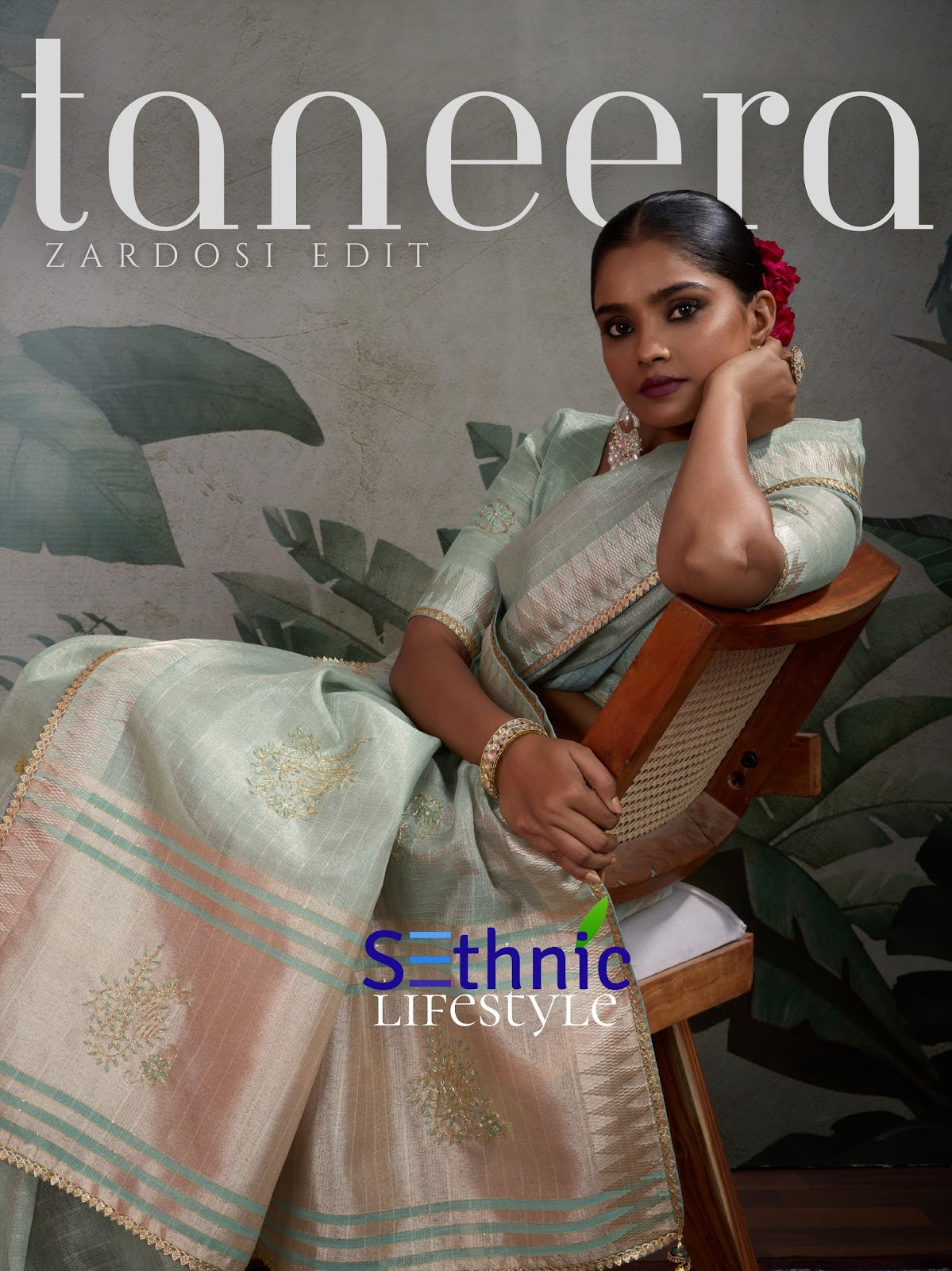 Taneera 85001-85004 Sethnic Linen Sarees Wholesale Price