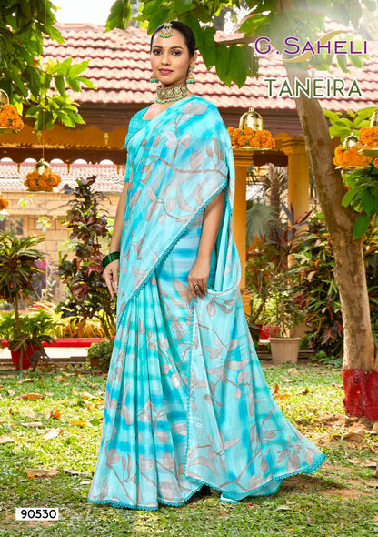 Taneira Saumya Moss Sarees Exporter