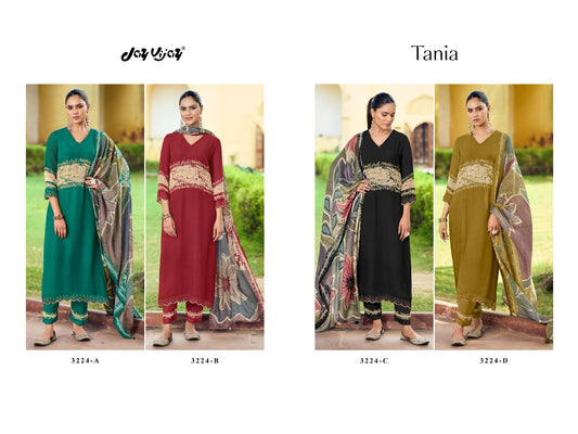 Tania Jay Vijay Georgette Pant Style Suits Exporter Ahmedabad