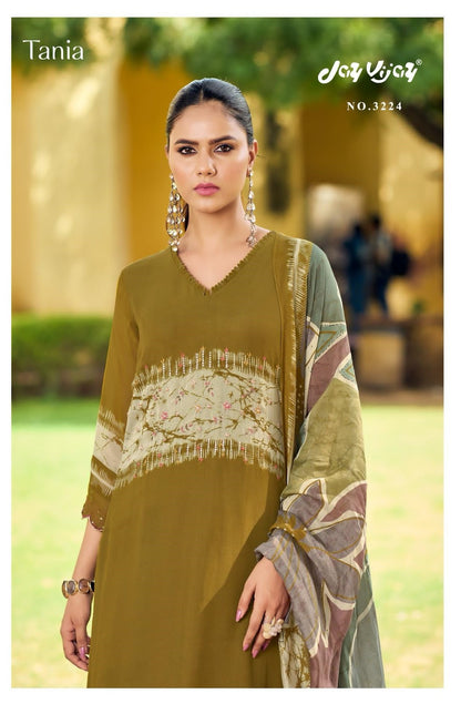Tania Jay Vijay Georgette Pant Style Suits Exporter Ahmedabad