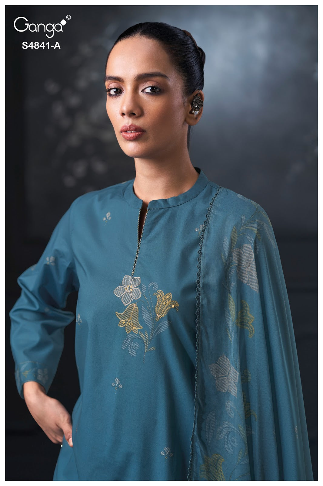 Taniri S4841 Ganga Cotton Pant Style Suits Supplier