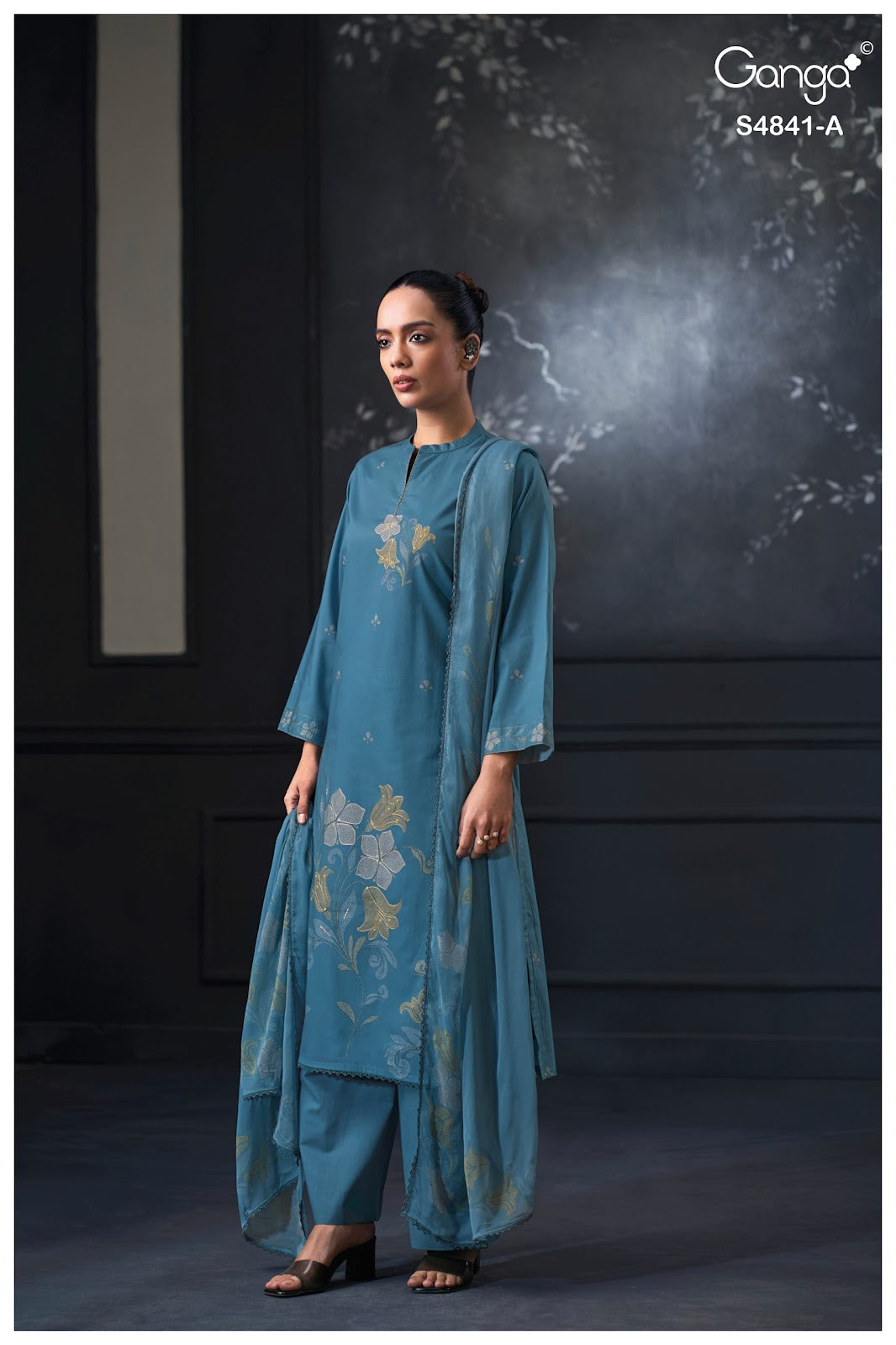 Taniri S4841 Ganga Cotton Pant Style Suits Supplier