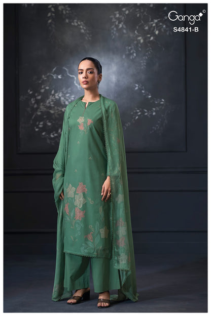 Taniri S4841 Ganga Cotton Pant Style Suits Supplier