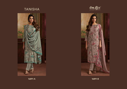 Tanisha Omtex Silk Pant Style Suits Manufacturer