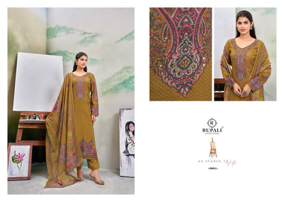 Tanisha Rupali Viscose Muslin Pant Style Suits Wholesale Price