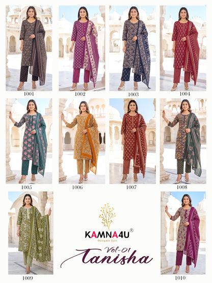 Tanisha Vol 1 Kamna4U Indo Readymade Pant Style Suits Manufacturer