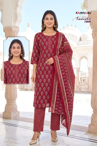 Tanisha Vol 1 Kamna4U Indo Readymade Pant Style Suits Manufacturer