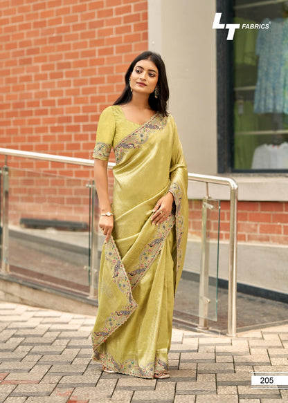 Tanisha Vol 2 Lt Fabrics Sarees Wholesale Rate