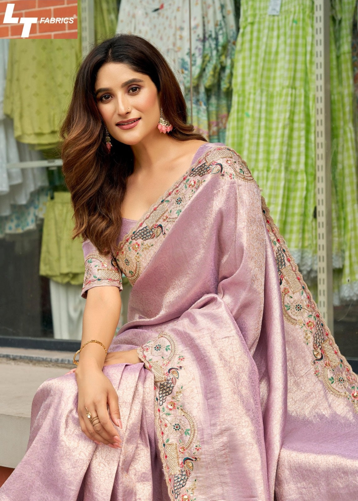 Tanisha Vol 2 Lt Fabrics Sarees Wholesale Rate