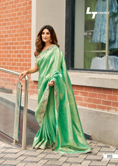 Tanisha Vol 2 Lt Fabrics Sarees Wholesale Rate