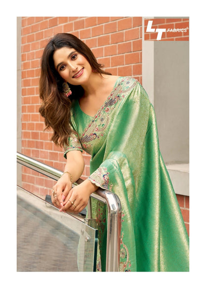 Tanisha Vol 2 Lt Fabrics Sarees Wholesale Rate